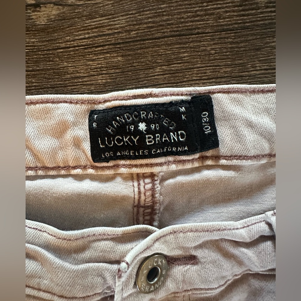 Lucky‎ Brand Women's Light Pink Skinny Jeans - Picture 4 of 7